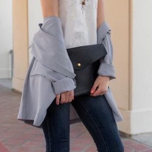 Glass Ladder & Co. Vegan Leather Portfolio Clutch